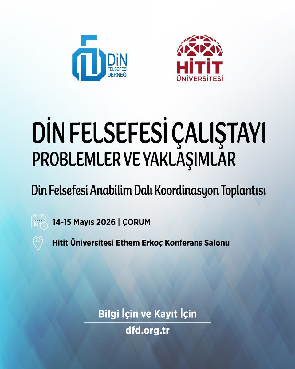 dinfelsefesider's tweet photo. Toplantı programına ilişkin detaylar  https://t.co/u7cS54QJPL sayfasında yer almaktadır. Katılım için kayıt zorunlu olup son kayıt tarihi 28 Şubat 2026’dır. https://t.co/enx2JP460o