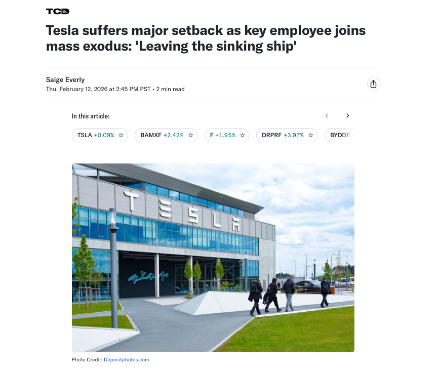 C_S_Skeptic's tweet photo. We've been warning about this for years.  A car company that refuses to admit they're a car company, releases bombs, and cancels their premium lines, in favour of pie-in-the-sky nonsense that EVEN IF SUCCESSFUL will be trailing the industry they claim they'll dominate is unsustainable and doomed to implode. 

Add to that an insane company MC floated on the above-mentioned nonsense, and this is definitely a ticking time bomb - for the company and the market writ large. 

The best these people can hope for now is to get clear of the blast radius.

https://t.co/ekdzDAYu1O