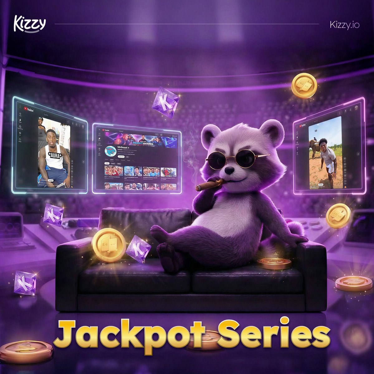 kizzyintern's tweet image. .@kizzymobile Jackpot Series is LIVE 🎰

Every week:
• Biggest winners split prizes
• Biggest loser also get paid

Kizzy’s fun