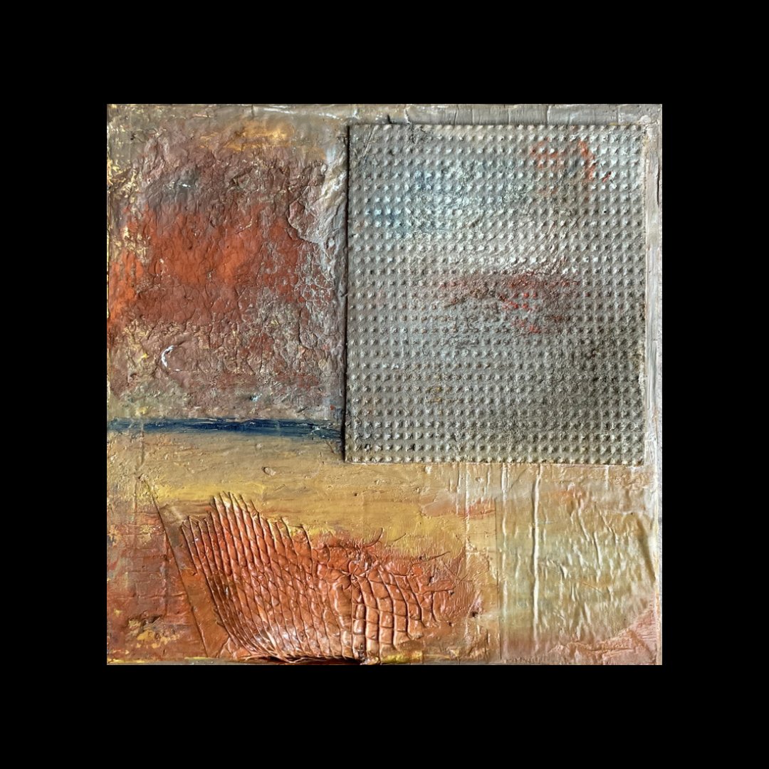 [133] Serie 4 / Sole (34x34x3, #tape #vynilglue #wrappingpaper #kitchensponge #acrylic #oilcolor #dirt #plasterofparis #packagingmesh #paper on prepared pizza box)

2024

#10111978catalogue