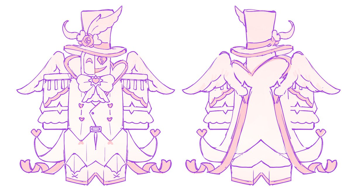 More details/full Narrator design i made for valentine doodle