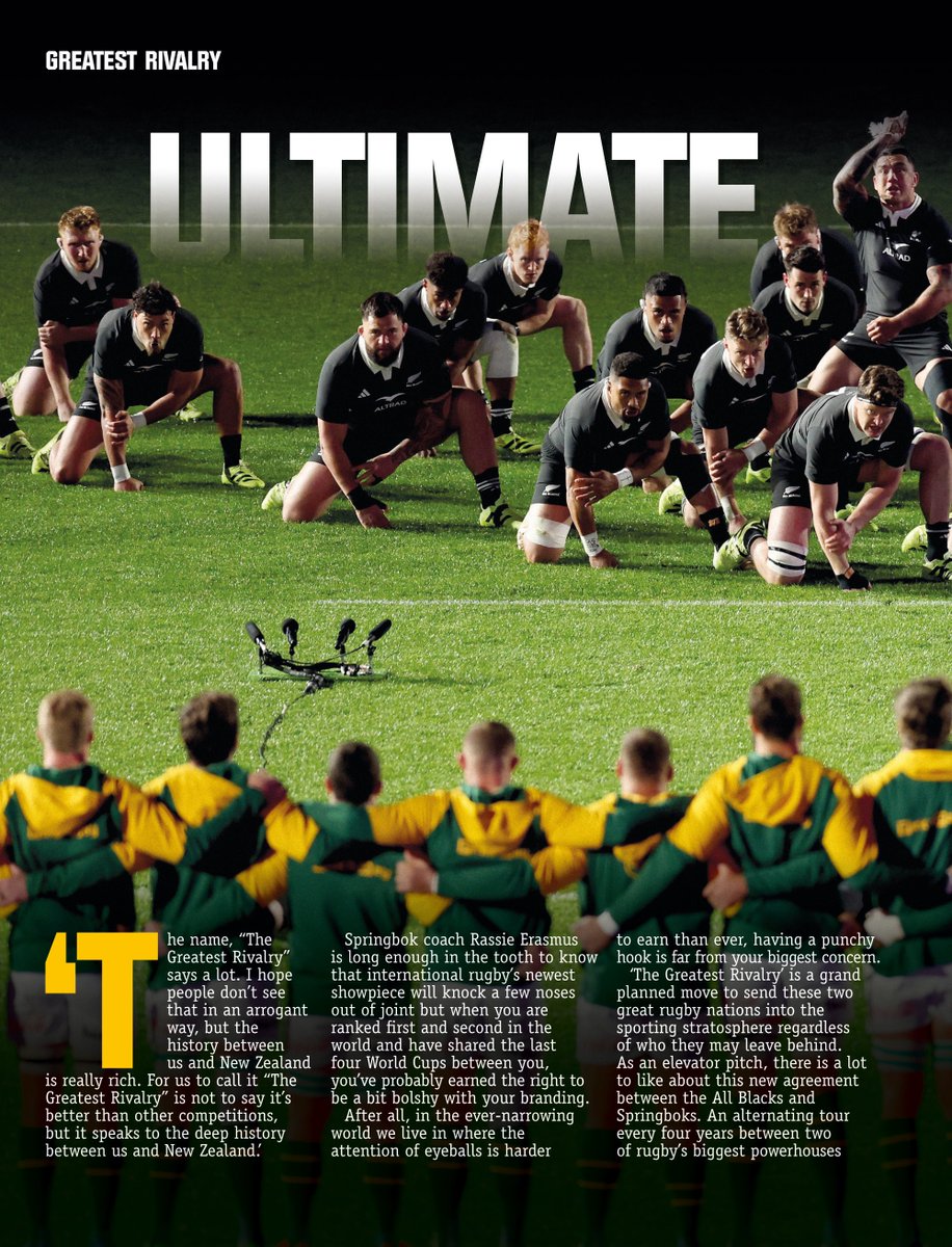 🇿🇦🇳🇿 Rugby's Greatest Rivalry revives touring tradition and