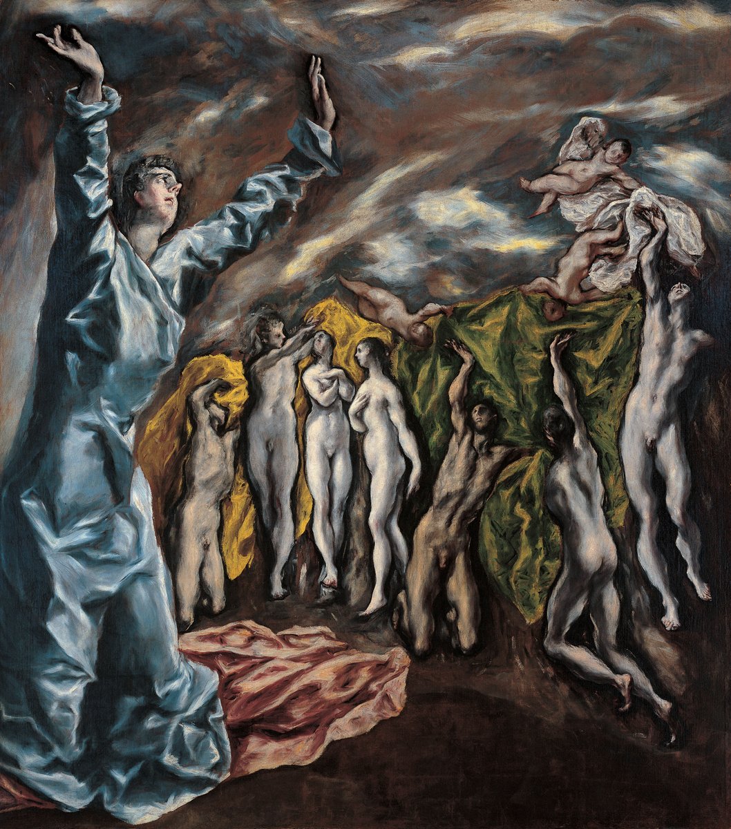 “Pencegîn Mûrey Qiyamete” — El Greco, 1614

Silam, hemrîgelim. Îwe hîç waxt eye dîyin-î? Nexşî xeylî serkeftig e. Şixûlandinê kompozîsyone-w heyanî we rengeli pîştigîne; karî baş estin. Firêyanî, je hunerê El Greco hez dikerim. Teswîrkirdinê mêrikel, poetîk (şiîrane) û hîstorîk