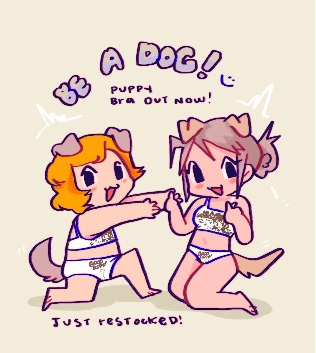 cubeudesigns's tweet photo. Just restocked!! :D
Become a puppy twin🫵🐶
#puppygirl https://t.co/xeqUboJ9Gi