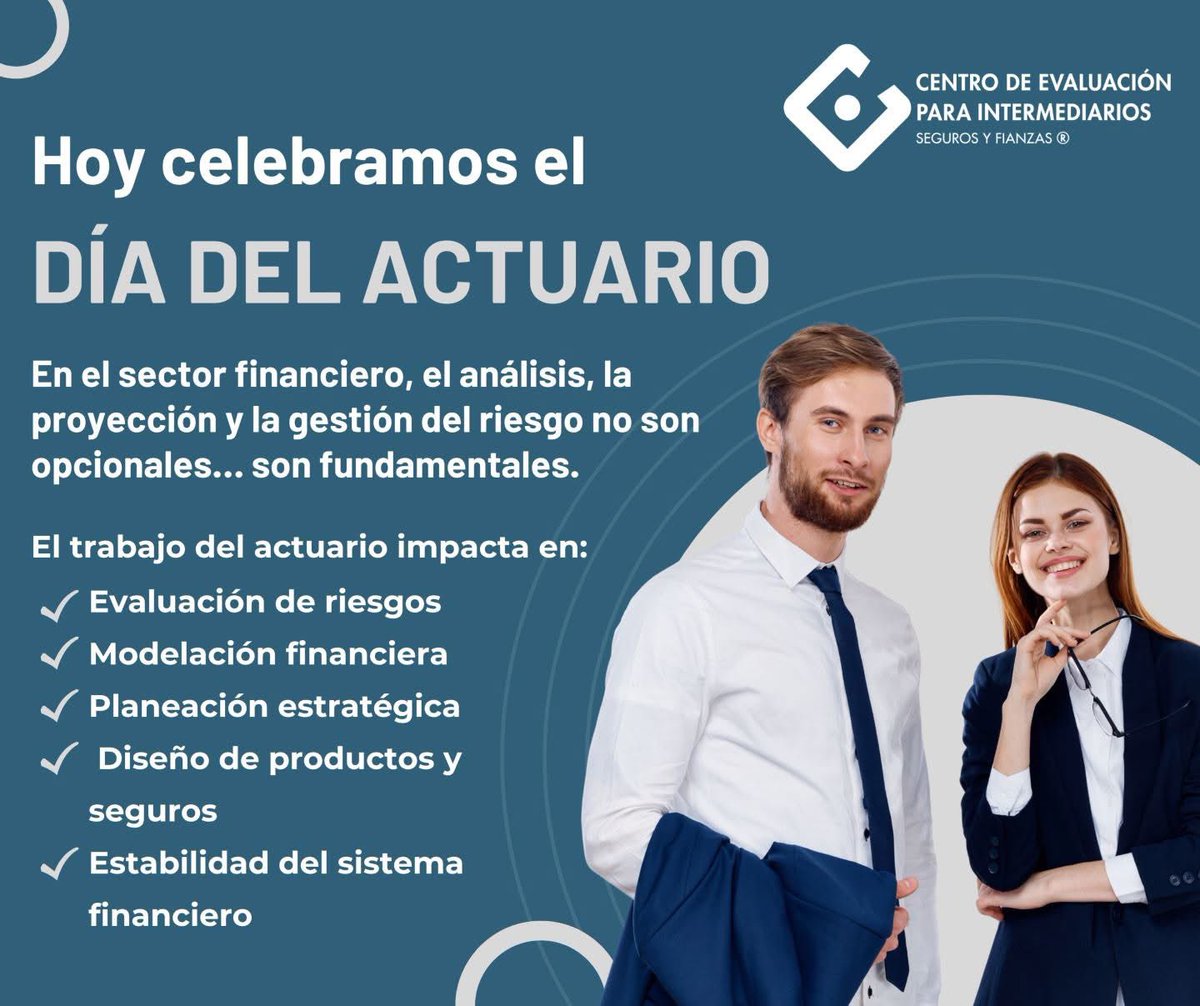 Hoy celebramos a los expertos en análisis de riesgos, datos y estadísticas que transforman la incertidumbre en decisiones estratégicas. 🙌🏼💡