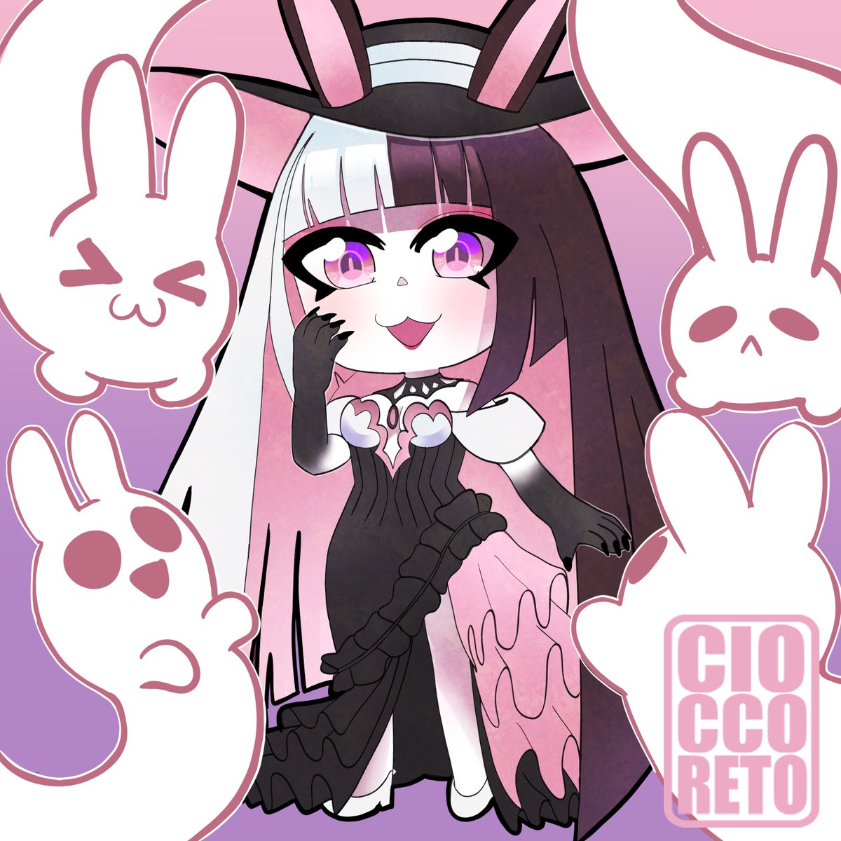 Chibi Voni humanizada 🖤🤍🩷@spookybunvonivt
#vtuber #vtuberes #vtubermexico #spookybunart