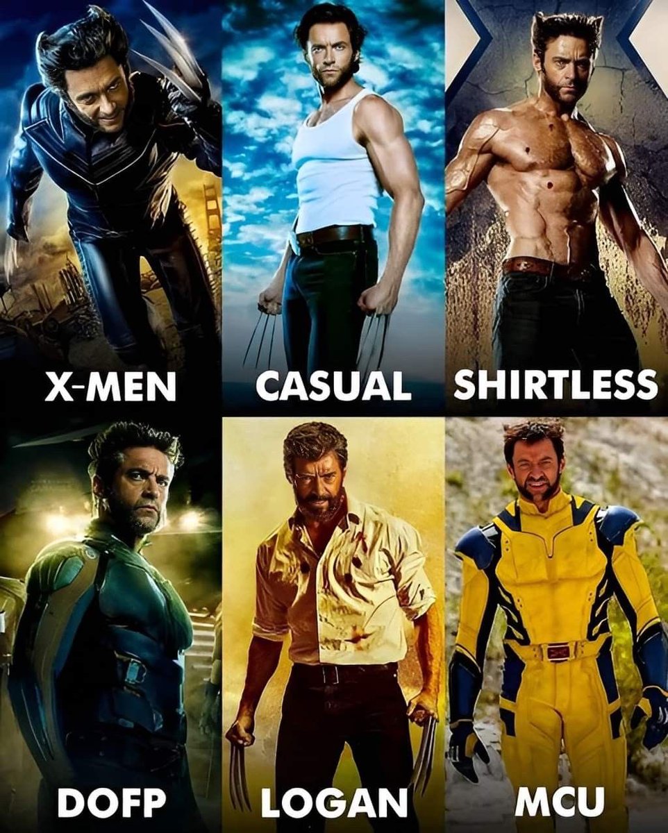 spectrumarvel's tweet image. Hugh Jackman as Wolverine/ Logan