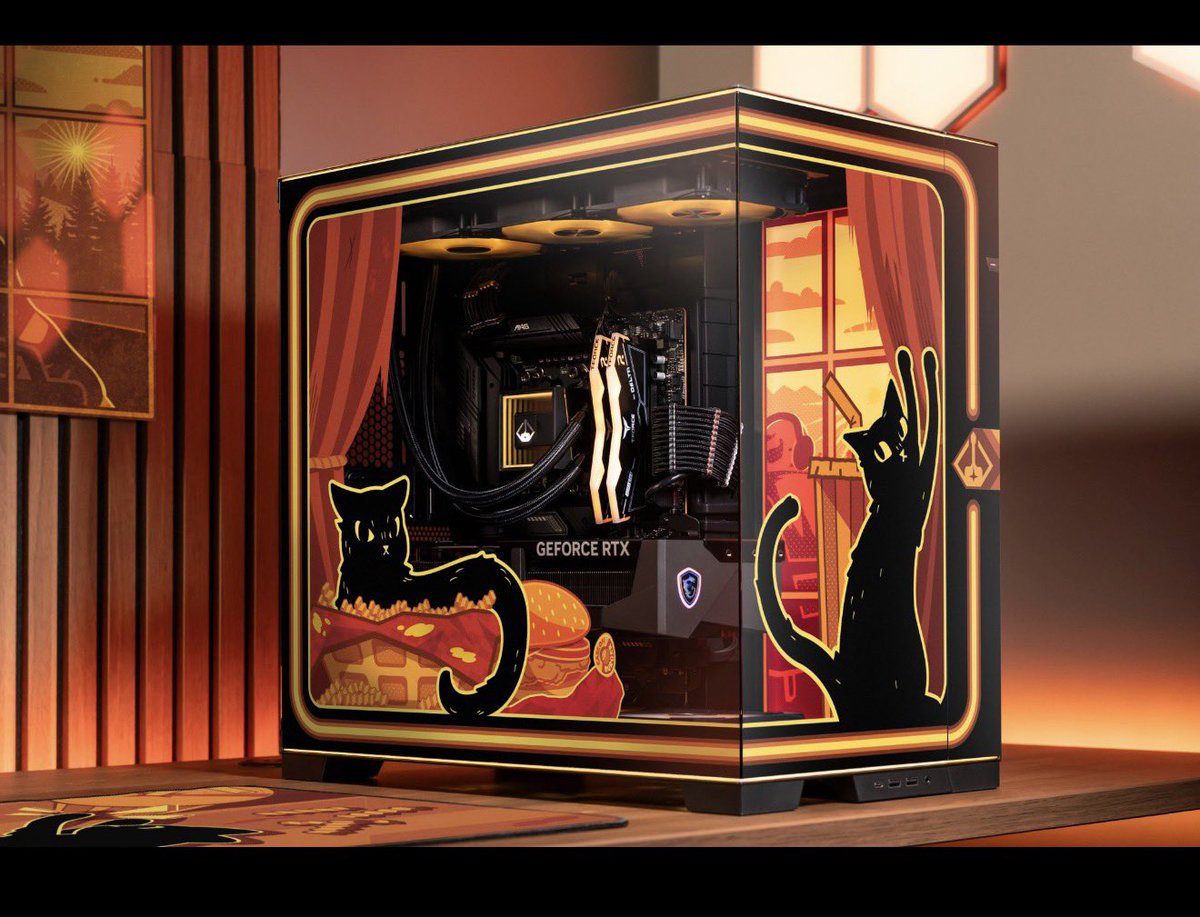 For the perfect Valentines Gift and fitting so well with Friday 13th <a href="/CaseOh__/">CaseOh</a>  and <a href="/StarforgePCs/">Starforge Systems</a> will be giving away the best PC on the market KITTY 🐈‍⬛ 💚💚 *details in the comments 👇🏻