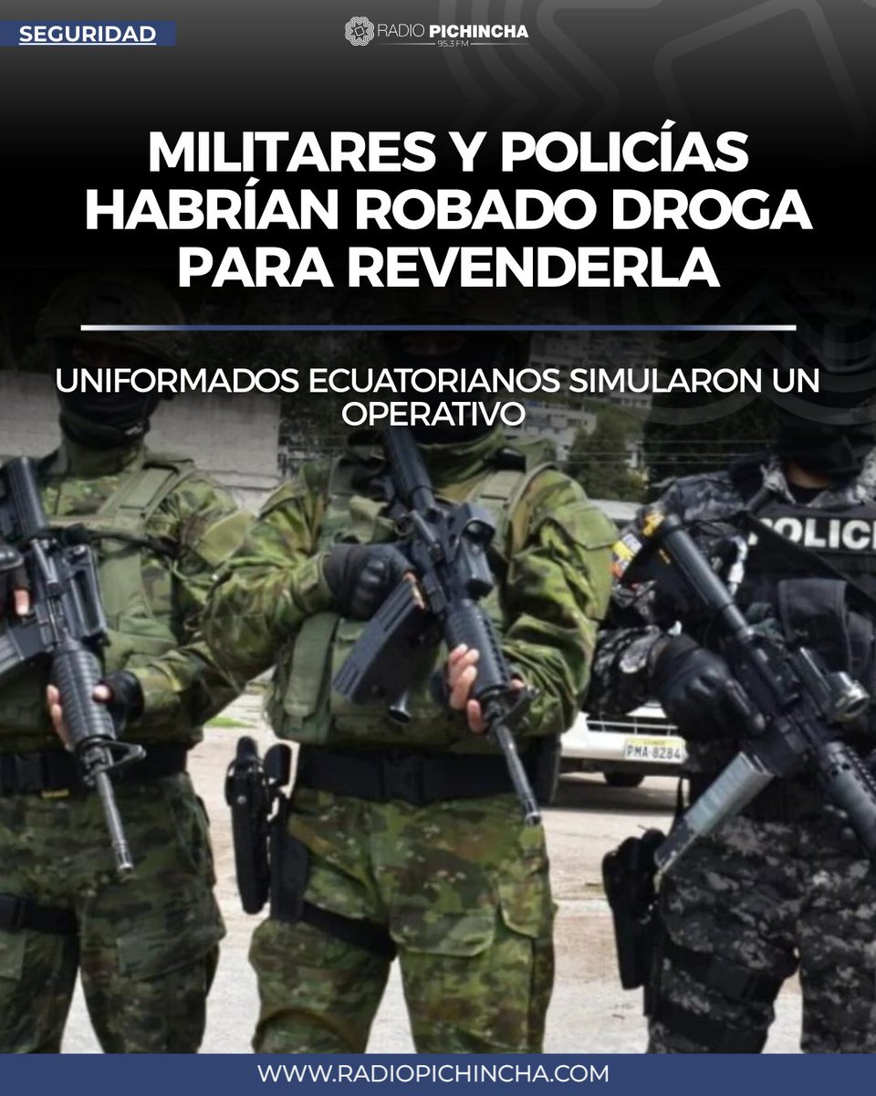 radio_pichincha's tweet image. 🔒#SEGURIDAD | Lo que la Armada del Ecuador presentó a finales de enero como un “importante decomiso de drogas” en la Isla Conchita, cerca de Guayaquil, ha sido denunciado como una operación clandestina de robo y comercialización de estupefacientes por parte de malos elementos de…