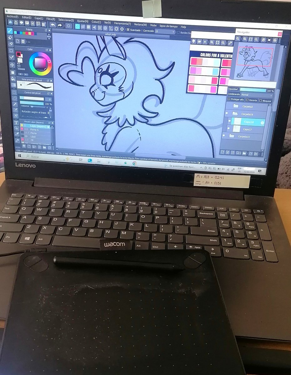 "Your art gives off AI vibes." 
Dude, I WORK ON MY BED, WITH A GRAPHICS TABLET SO OLD THAT IT'S NO LONGER ON THE MARKET AND A LAPTOP THAT STILL HAS A CD DRIVE — I'M POOR, YES, BUT I WILL NEVER EVER USE "AI" IN MY ART!!!!!