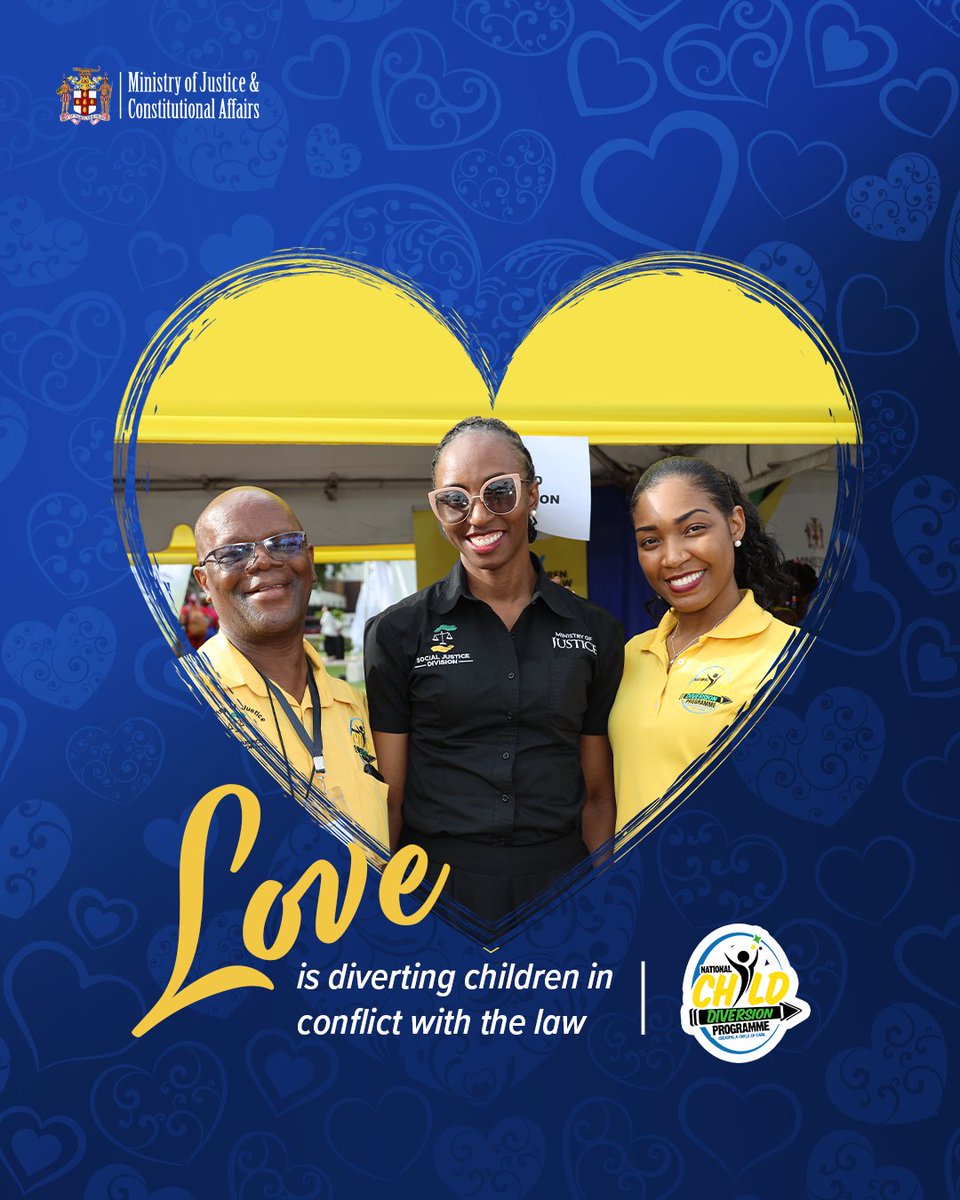 mojofficialjm's tweet image. Love shows up in action.

Our commitment to a secure, cohesive, and just society is how the Ministry of Justice and Constitutional Affairs shows love to Jamaica.

#JusticeWithHeart #MJCA #ValentinesDay #FirstClassJusticeSystem