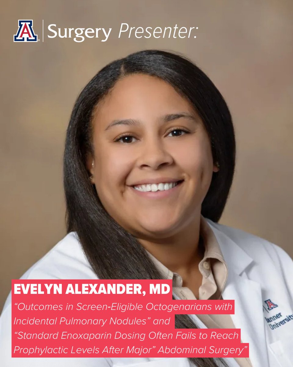 University of Arizona Department of Surgery tweet media