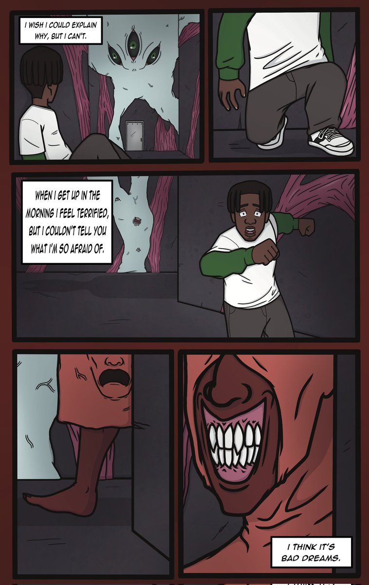 CartersCartoons's tweet photo. I'm exited to share the first few pages of my comic Dread Man✍️👽😈. https://t.co/EsfWGCw0iX