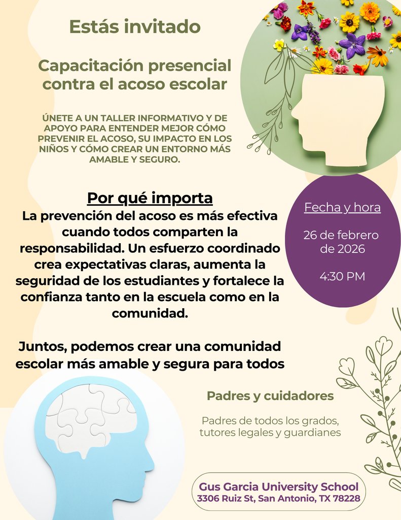 Gus Garcia University School tweet media