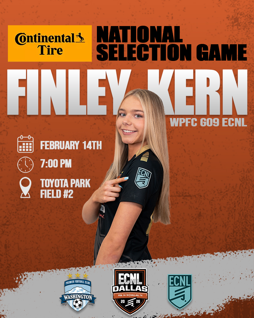 WAPremier's tweet photo. Congratulations to G09 ECNL's
Finley Kern on being picked for the ECNL National
Selection Game in Dallas this weekend πͺ
Way to go Finley and Go Premier! β½
#alwayspremier https://t.co/AivfgF4F5Q