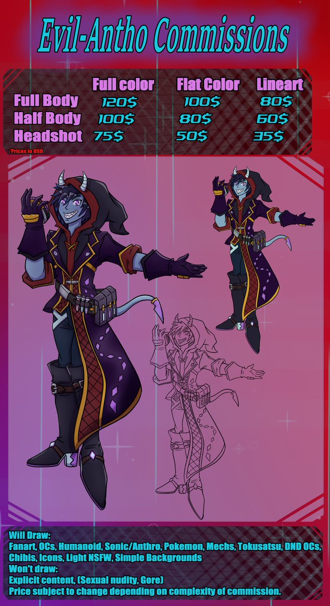 Evil-Antho 💀 - commissions open tweet media