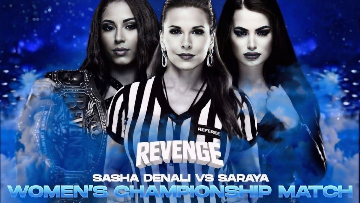 EngageInRevenge's tweet photo. @SoulTiedRevenge is set to defend the 𝐑𝐄𝐕𝐄𝐍𝐆𝐄 Women’s Champion against @EgoGyspySoul, and @VirginiansPride will be the special guest referee!

Will the Gorgeous Savage retain, or are we about to witness a shocking new era? https://t.co/IYxQWiOHVN