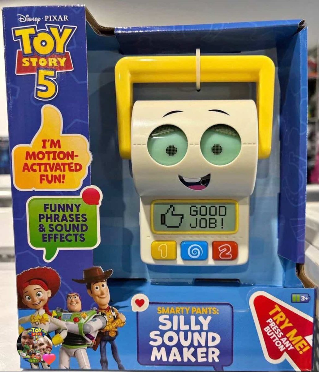 We have our first look at a smarty pants toy! #toystory5 #toystory