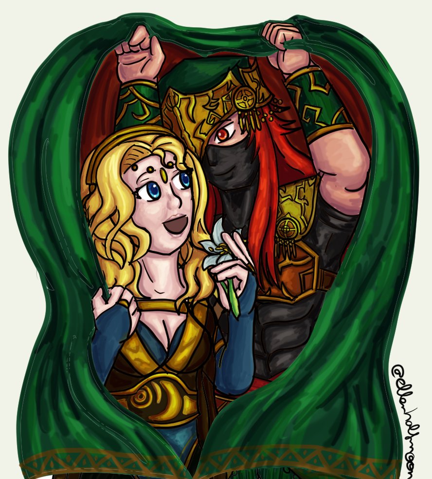 ellenhalfmoon's tweet photo. Happy Valentines day from the King and the Queen of Jehanna! #fe8 #fanart https://t.co/M6jQ2fFd2S