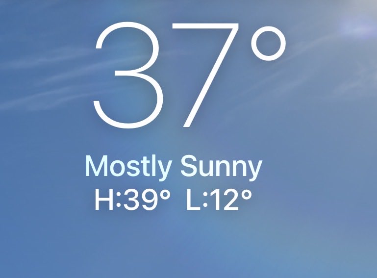 Thought I was getting soft in zona, but today was basically no coat outside stuff. We are so back