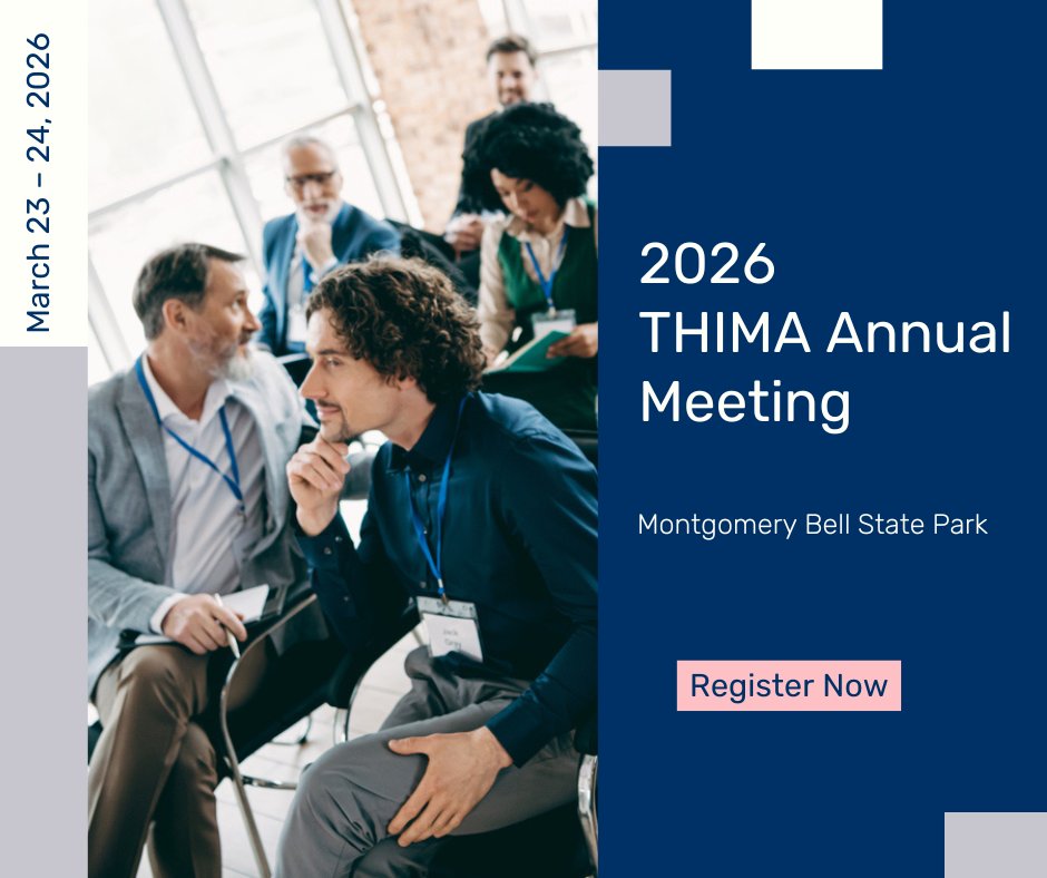 TNHIMA's tweet photo. 2026 THIMA Annual Meeting - Annual Meeting Attendee Early Registration Rate Ending Soon!  Register Today https://t.co/mhnfLTRXT7. https://t.co/jjs0yrjPJP