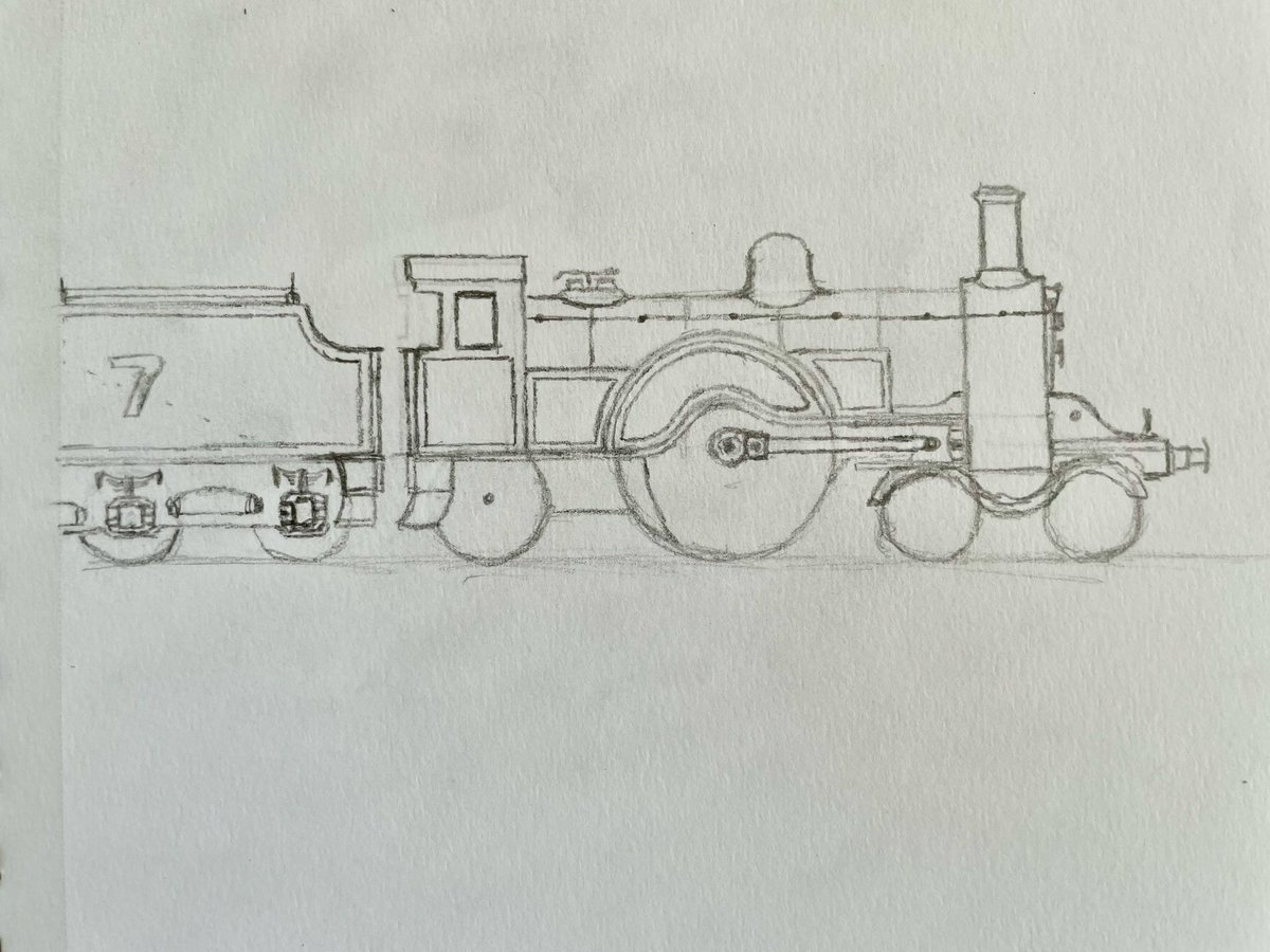 Alright yall Emily but w standard Crovan’s Gate mods if she were an early North Western engine.