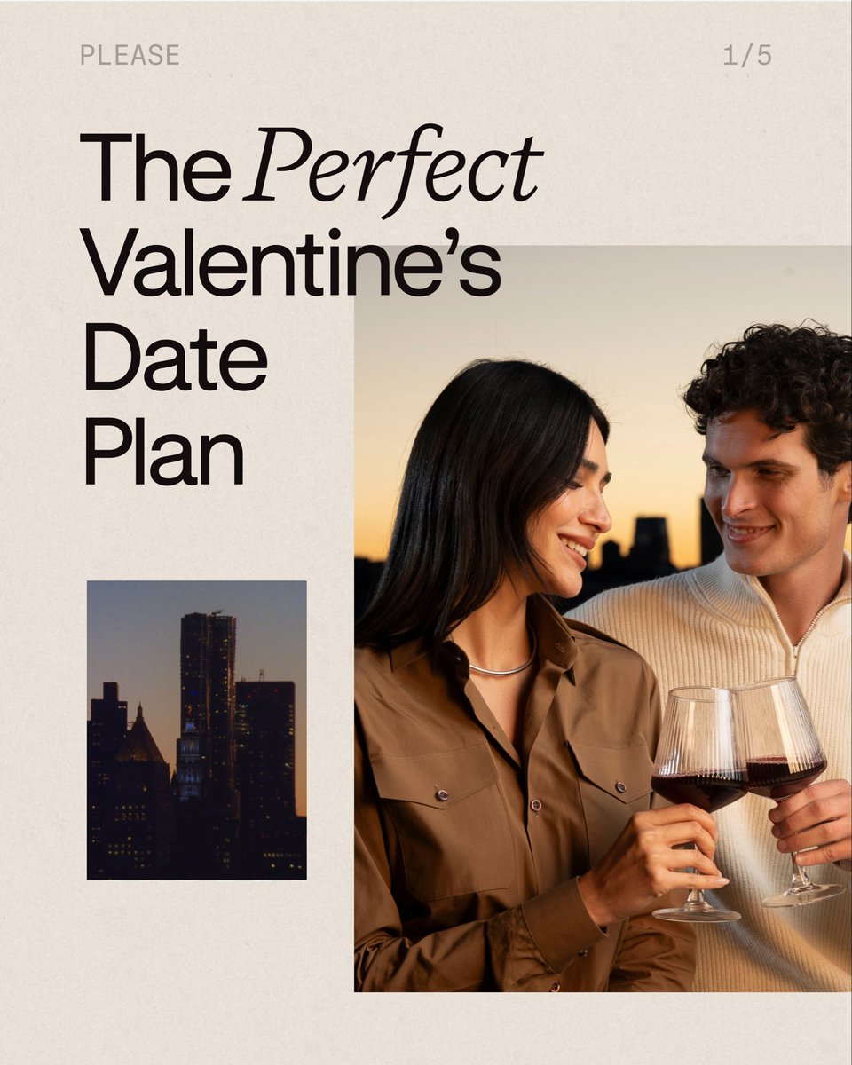 PleasePlatforms's tweet photo. Need a plan for Valentine’s Day? ❤️🌹🍫
Our team created the Perfect Valentine’s Date plan in Please. Whether you have plans or not, hopefully this can inspire you and your partner this Valentine’s Day.
Link to join the plan in the comments. 👇
#ValentinesPlan #PerfectDate https://t.co/eYyJ3nxzeO