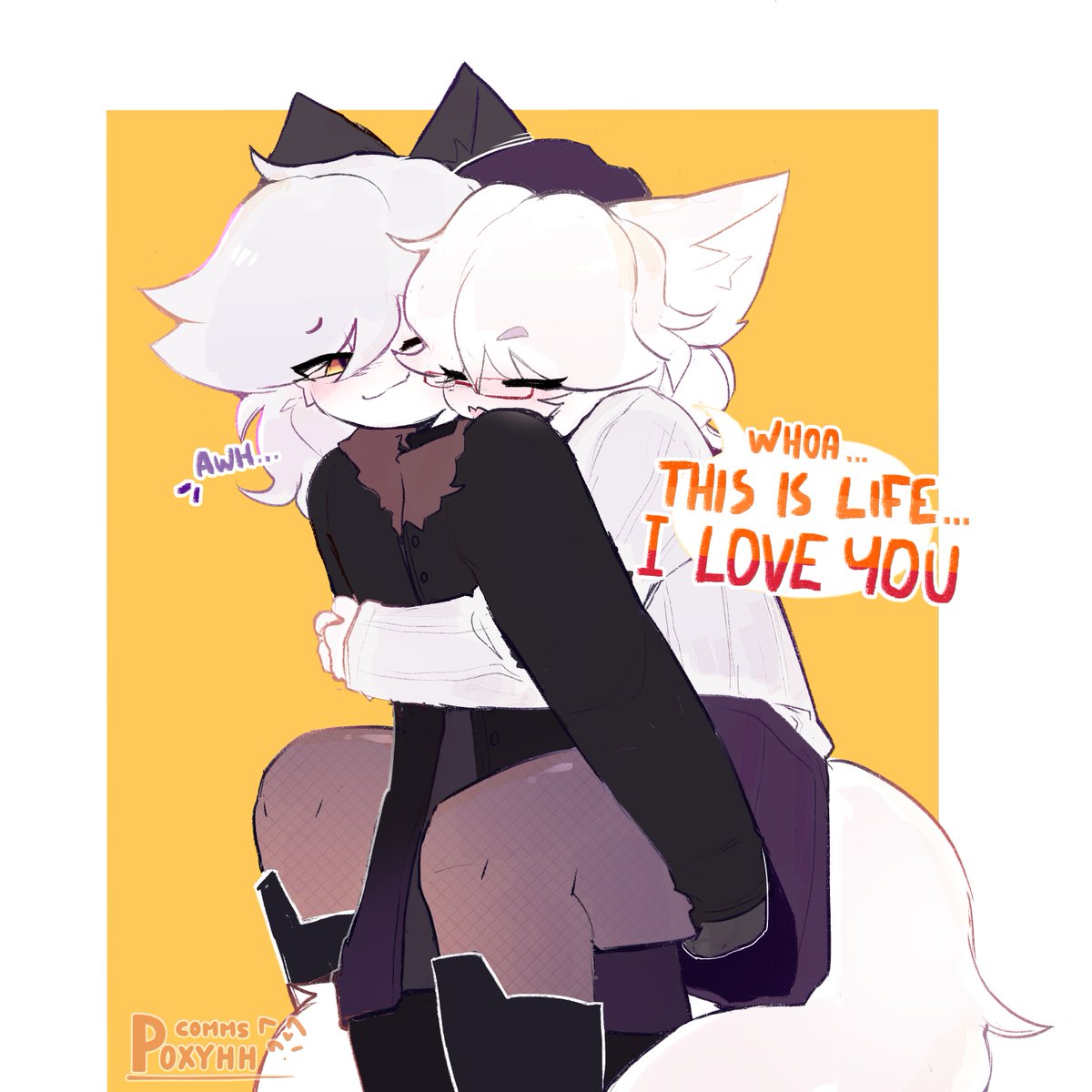 Poxyhh's tweet image. 🧡 Valentines story~. 💛