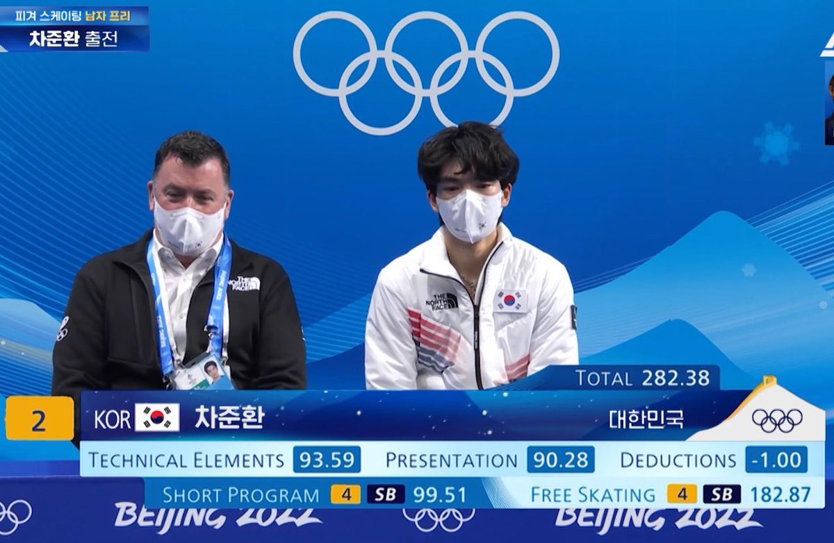 jhc1021_'s tweet photo. 평창 최종 15위에서 베이징 최종 5위
그리고 차준환의 세 번째 올림픽, 밀라노 최종 4위까지🇰🇷 https://t.co/lJySYDwTZA