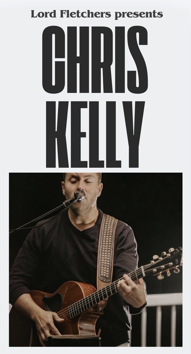 ChrisKellyLive's tweet photo. Tonight at #LordFletchers 7-10 🙌 https://t.co/YqOA2GcPaa