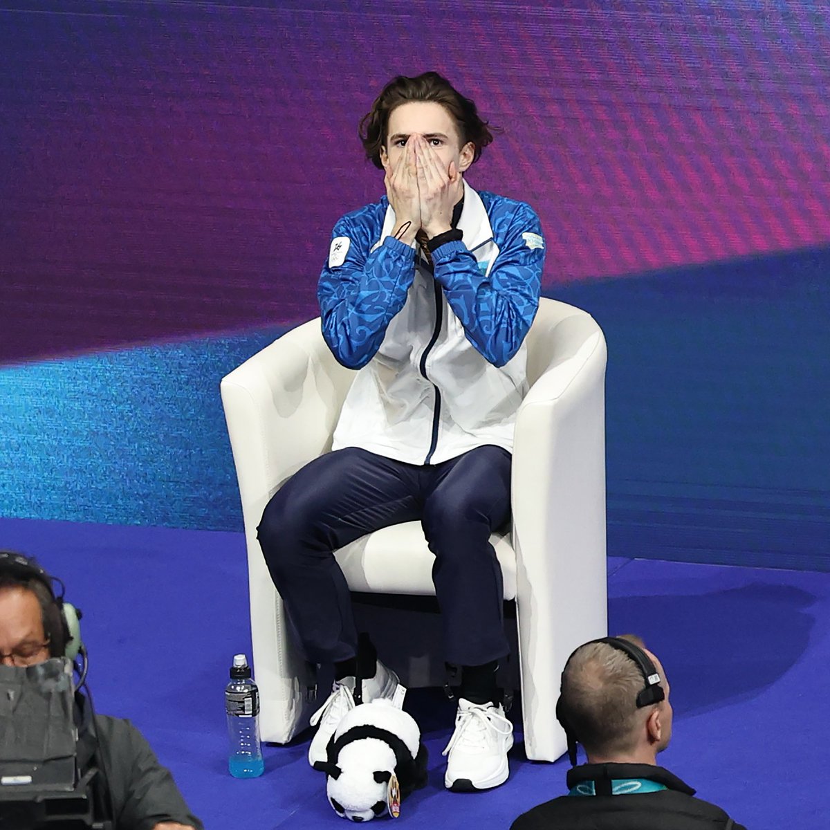 POV: cuando te das cuenta de que te convertiste en campeón olímpico e hiciste historia para tu país.

Mikhail Shaidorov 🇰🇿👏

#JuegosOlímpicos #MilanoCortina2026