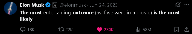 <a href="/DuRtY_Crypto/">DuRtY Crypto</a> This was posted by Elon Musk, 1 month after Pulsechain &amp; PDAI were launched...