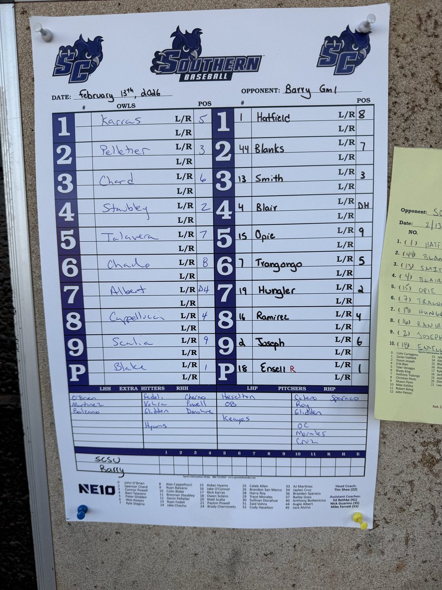 SCSU Baseball tweet media