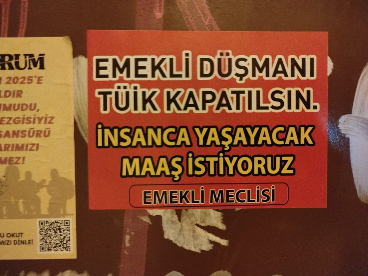 BraParmaks64874's tweet photo. #EmekliMeclisi olarak maaş bağlama oranları ve sağlıkta yapılan kesintiler, promosyon ücretlerinin 2008 yılına göre ayarlanması, Yılda 4 maaş ikramiye verilmesi, Türk'ün kapatilması, emekliler olarak ek zam istiyoruz, emekliler olarak sendika yasası çıkarılmasını istiyoruz.. https://t.co/Fx5fldhQ4V