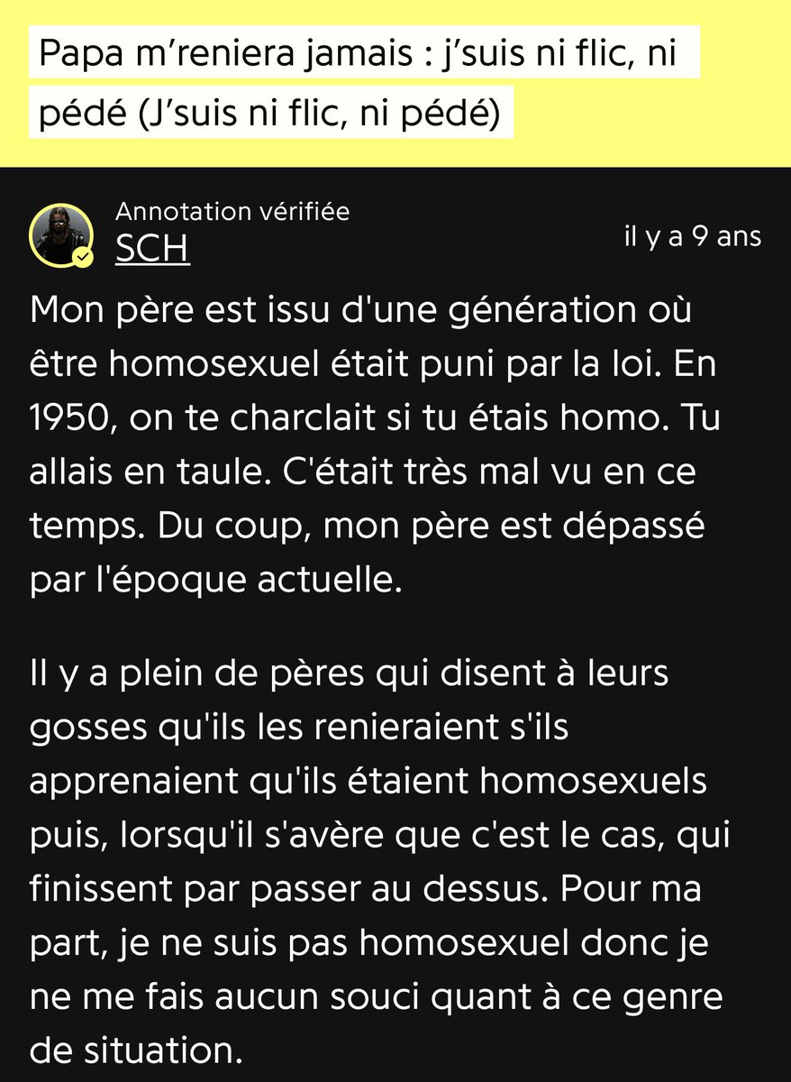 C'est la pire justification de l'histoire 🤣🤣