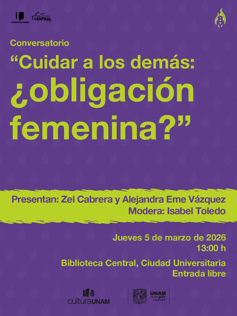 Literatura y Fomento a la Lectura UNAM tweet media