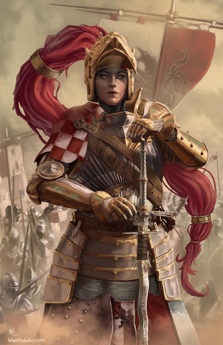 SanguinisI's tweet photo. “𝑨𝒓𝒎𝒐𝒓𝒆𝒅 𝑳𝒂𝒅𝒊𝒆𝒔” (Part 3) 🗡️🌹

Art 1 by Un Lee
Art 2 by Matt Hodorowski
Art 3 by hongyu wang
Art 4 by Madcat https://t.co/FHnbW1AkjR