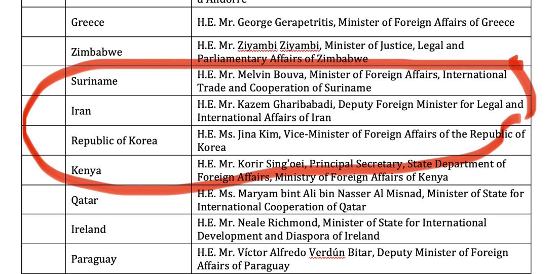 The UN is a PATHETIC, CORRUPT CESSPOOL of HYPOCRISY! 

Inviting genocidal scum like Kazem Gharibabadi from the Islamic Terrorist Regime to pollute the Human Rights Council on Feb 24? 

These barbaric butchers have BRUTALLY MURDERED over 35,500+ innocent Iranians gunned down,