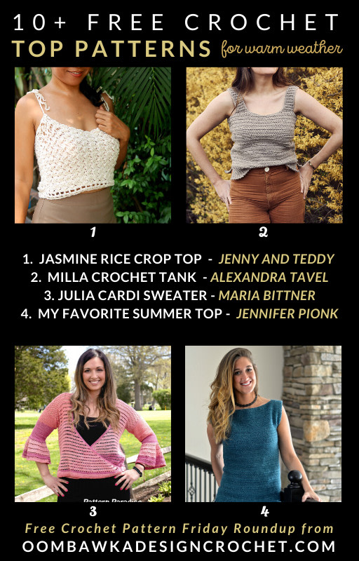 OombawkaDesign's tweet image. Find your next warm-weather make with this curated collection of crochet tops — from simple tees to lacy layers.

🔗 Free pattern roundup: oombawkadesigncrochet.com/free-crochet-t…

📌 Tap "Save Post" or hit...
#crochetpattern #crochettops #summercrochet #freecrochetpatterns #oombawkadesigncrochet