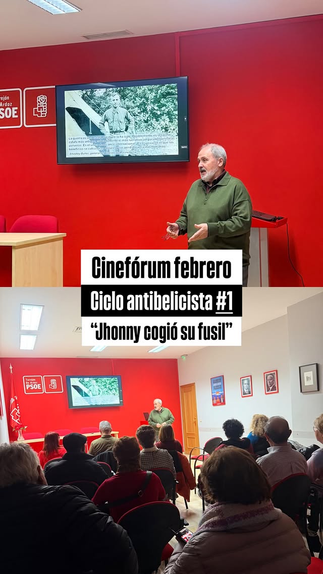 HueteDiaz's tweet photo. Que este cinefórum nos inspire a seguir construyendo, un mundo donde el diálogo venza al ruido de las armas y donde la memoria del dolor se transforme en esperanza.
#psoetorrejon 
#cineforum https://t.co/Lbj7o9BFS9
