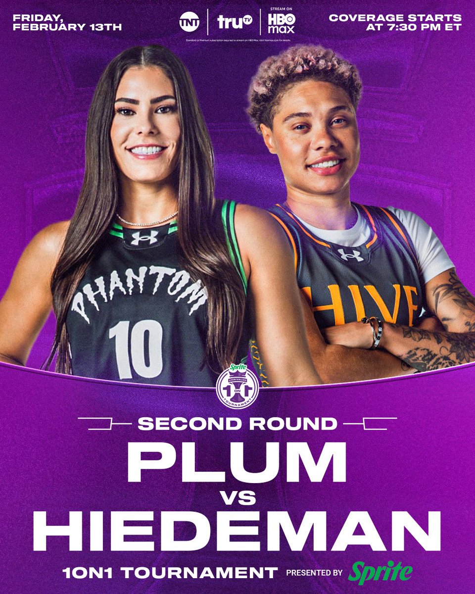 Who’s headed to the next round? 

Catch <a href="/Kelseyplum10/">Kelsey Plum</a> 🆚 <a href="/NatishaHiedeman/">Tspoon</a> battle for the crown tonight at 7:30 pm ET on TNT or truTV 👑