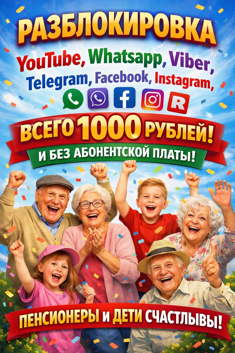 XREKBESS's tweet photo. Разблокировка популярных сервисов в России 🔓YouTube, WhatsApp, Telegram, Viber, Instagram, Roblox — без ограничений. Всего 1000 ₽, быстро и просто.
👉 Подробнее: https://t.co/tXLoZ8bgI2
#разблокировка #YouTube #WhatsApp #Telegram #Viber #Instagram #Roblox #VPN #доступ https://t.co/Ch9Lmgq7Or