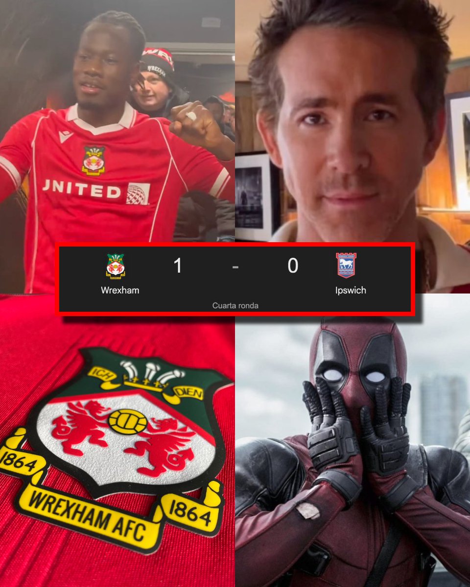 ¡¡HISTORIA PURA!! Después de 29 años de espera, Wrexham volvió a clasificarse a los OCTAVOS DE FINAL de la FA Cup. Con los actores Ryan Reynolds y Rob McElhenney como jefes el proyecto, el tercer club más antiguo del mundo está volviendo al protagonismo. 

En 2021, Wrexham era un