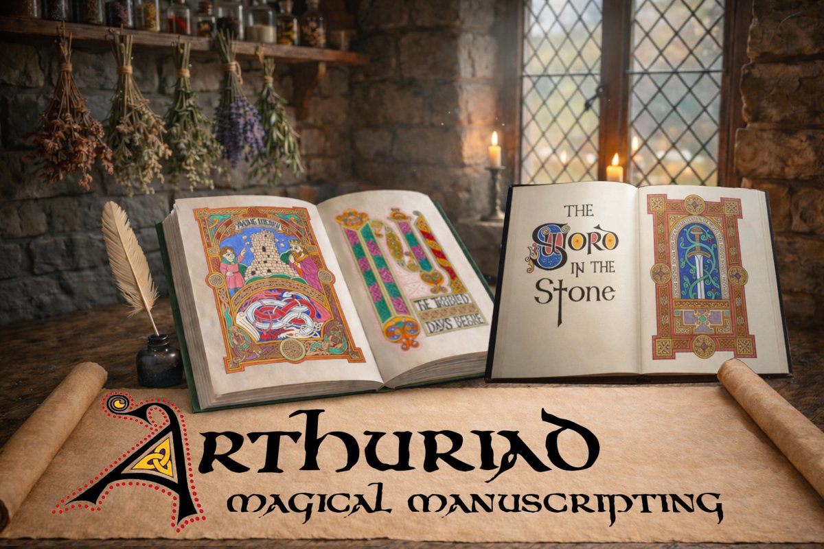 Long ago, the stories of King Arthur were written by hand. Scribes mixed their own colors, drew dragons in the margins, and shaped each letter with care. 

This year, we're inviting children who love stories and love art to become these scribes. They'll read the old tales, learn