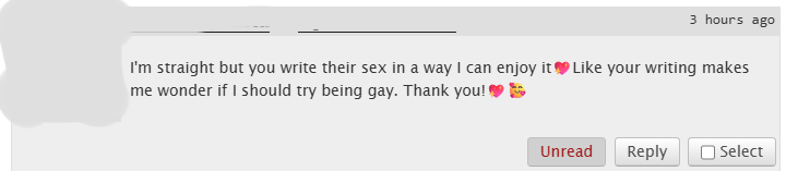 people will really tell you anything they want on ao3