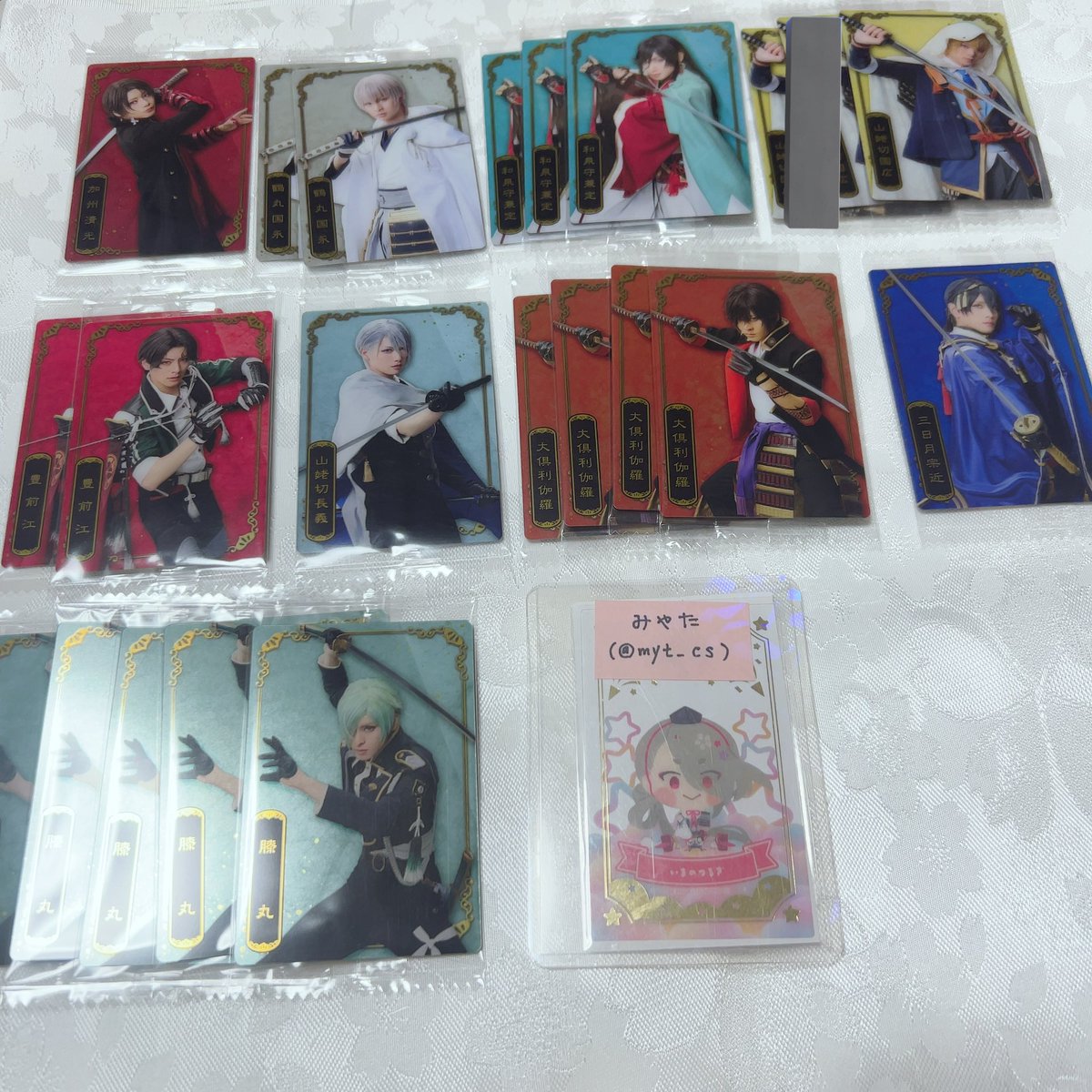 譲渡】ミュージカル刀剣乱舞 刀ミュ ツインウエハース メタリックプラ