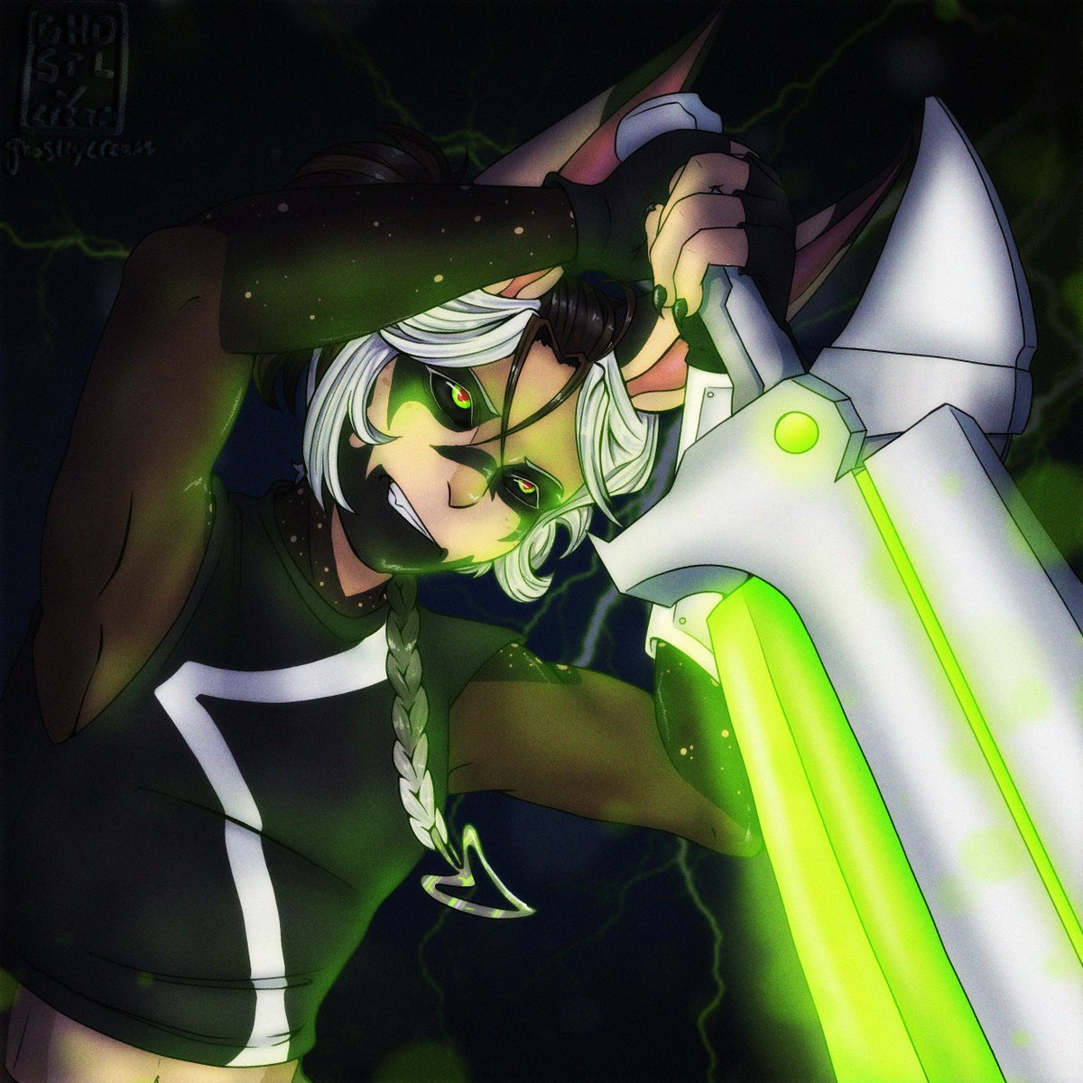 Ghostly_Cream's tweet photo. Commission for someone in a discord server
#cyberpunk #furryart #Commission #digitalart https://t.co/SihUf9gKKQ