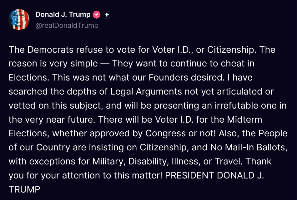 Mr. President, read the Constitution. 

Elections belong to the American people. Not you.