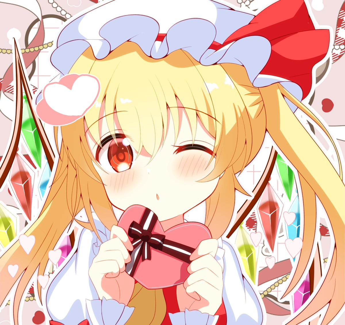 バレンタインフランちゃん！
たまにはツインテールで