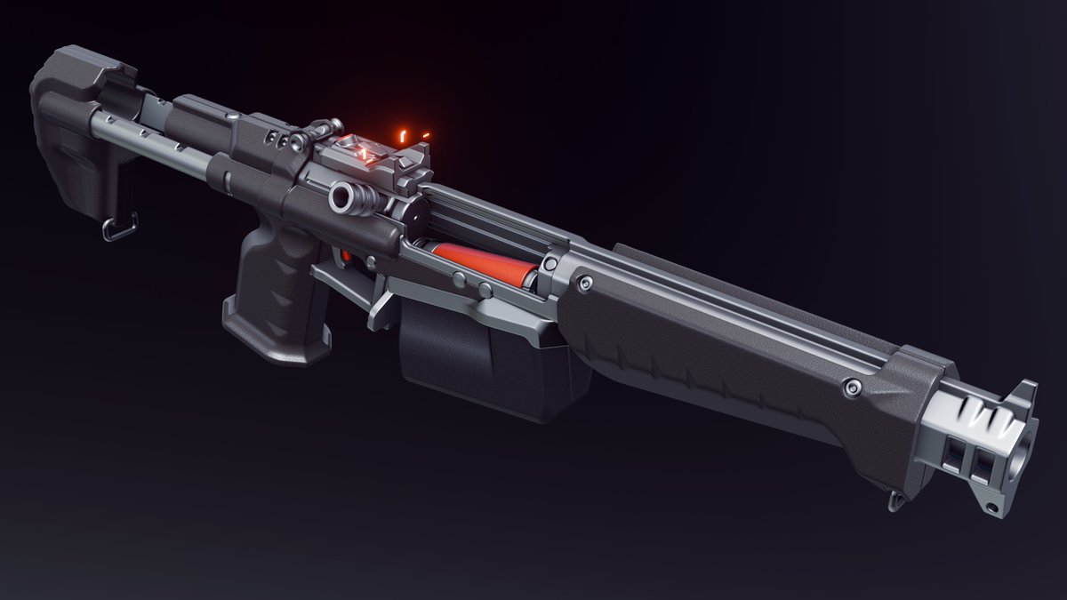 Shotgun but its high-poly this time
#b3d
